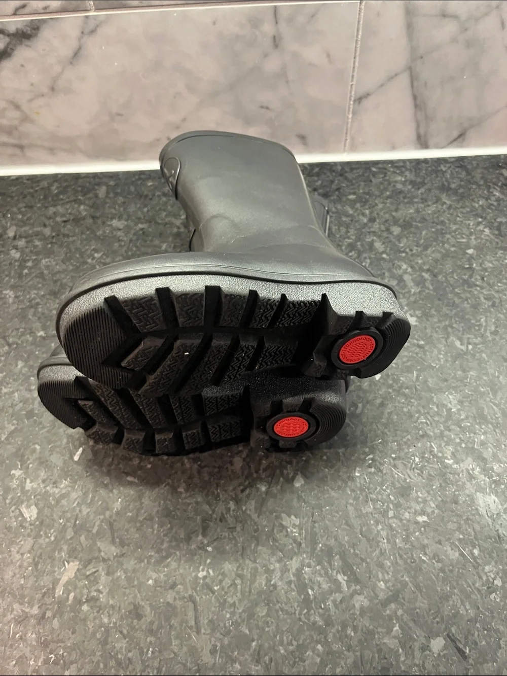 Kids Grey Fitflop Rain Boots - Classic Waterproof Style